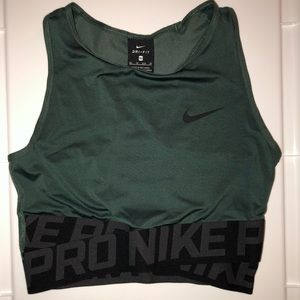 Nike mesh crop top.